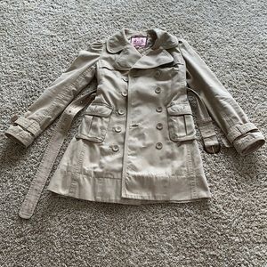 Juicy couture trench jacket